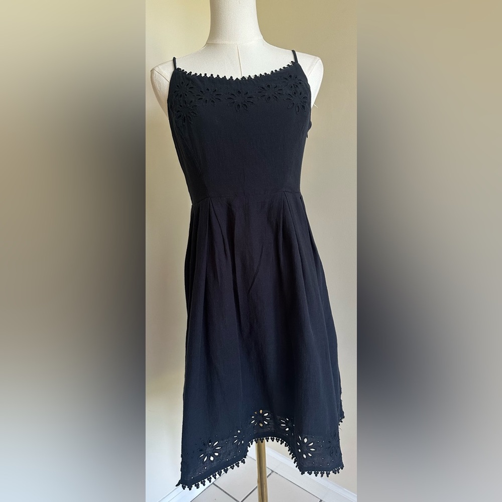 Old Navy Black Eyelet Sundress